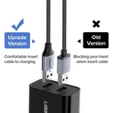 UGREEN Καλώδιο Micro USB QC 3.0 2.4A 2m Λευκό 60153