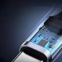Ugreen US334 USB-C σε USB-C 100W Γρήγορο Καλώδιο Φόρτισης, 1x Γωνιακός Βύσμα, Νάιλον Πλεξούδα, Αλουμινένιο Κέλυφος, 2 m, Μαύρο
