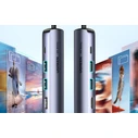 UGREEN Hub Adapter CM418 USB C to 2x USB HDMI RJ45 PD 100W Γκρι