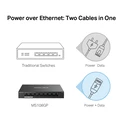 ROUTER MERCUSYS MS108GP 8-Port Gigabit desktop switch with 7 PoE+ ports