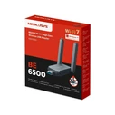 Mercusys Wireless USB Adapter Wi Fi 7 BE6500 High Gain MA37BEH