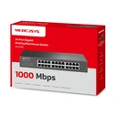 Network Switch Mercusys 24-Port Steel Case Gigabit MS124GS