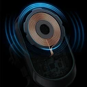 USAMS US-CD182 βάση αυτοκινήτου με ασύρματη φόρτιση 15W (μαύρο)
