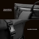 tomtoc Backpack for 17.3" Laptop Black T61L1D1