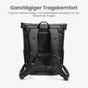 tomtoc Backpack for 17.3" Laptop Black T61L1D1