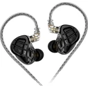 KZ Ακουστικά Ψείρες In Ear ZAR Μαύρα