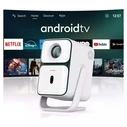WANBO T2 Ultra White Projector 1080p Full HD 500 ANSI, Android TV 11, Gimbal