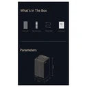 WANBO CUBE 2 PRO Blue Projector 500 ANSI Android TV 11 Gimbal