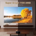 Wanbo X5 Pro Mini Προβολέας Full HD 1080p με Wi‑Fi και ενσωματωμένα ηχεία