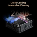 Wanbo X5 Pro Mini Προβολέας Full HD 1080p με Wi‑Fi και ενσωματωμένα ηχεία