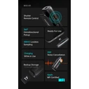 Hohem MIC-01 Type-C Ασύρματο Δυναμικό Μικρόφωνο Πέτου, Clip-On για Φωνητικά