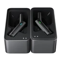 Timekettle W4 Plus In-ear Bluetooth Handsfree Ακουστικά με Θήκη Φόρτισης Μαύρα