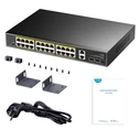 Cudy GS1026PS2 Unmanaged L2 PoE+ Switch with 24 x Gigabit (1 Gbps) Ethernet Ports and 2 SFP Ports