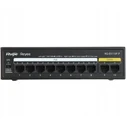 Ruijie RG-ES110F-P Unmanaged L2 PoE+ Switch — 8 x 10/100 PoE+ ports, 2 x 10/100 ports