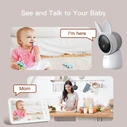 Arenti 2K Wi-Fi Video Baby Monitor Kit with LCD Screen
 (AInanny) (AREAInanny)