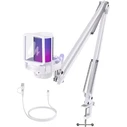 Maono DGM20S Δυναμικό Μικρόφωνο USB Type-C με Shock Mount - Λευκό