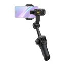 AOCHUAN S3 3-Axis Smartphone Gimbal with LED Light and 10h Battery - Black