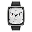 Amazfit Active 2 Square Stainless Steel 43mm Waterproof Smartwatch with Heart Rate Monitor (Black)