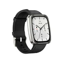 Amazfit Active 2 Square Stainless Steel 43mm Waterproof Smartwatch with Heart Rate Monitor (Black)