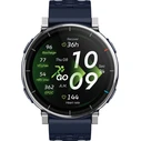Amazfit Active 3 Premium Stainless Steel 45mm Αδιάβροχο Smartwatch με SIM και Παλμογράφο (Μπλε)
