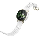 Amazfit Active 3 Premium 45mm Ανοξείδωτο Ατσάλι (Aero White) - Smartwatch με SIM & Παλμογράφο
