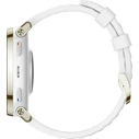 Amazfit Active 3 Premium 45mm Ανοξείδωτο Ατσάλι (Aero White) - Smartwatch με SIM & Παλμογράφο