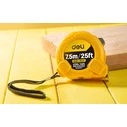 DELI Steel Measuring Tape 8M 26ft 25MM Yellow