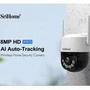 SRIHOME Security Camera 4K 8MP AI Auto Tracking