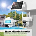 SRIHOME Outdoor Solar WiFi Camera 4MP HD