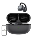 Earfun Clip 2 Open Ear Bluetooth handsfree ακουστικά με αντοχή στον ιδρώτα και θήκη φόρτισης - Μαύρα