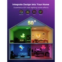 Govee Smart Διακοσμητικό Φωτιστικό Mini Panel LED RGBIC 10τμχ H8069