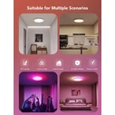 Govee Rectangular External LED Panel 24W with RGBIC Light 30.5x30.5 cm H80A1C01