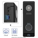 Wireless Video Doorbell ARENTI P10 Dual Lens