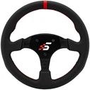 SIMAGIC P-330R (Leather) 330 mm Round Steering Wheel Rim - Add-On (no hub)