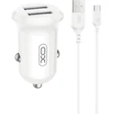 XO Φορτιστής Αυτοκινήτου CC67 Mini Smart με 2 Θύρες USB 2.4A και Καλώδιο Type-C