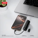 XO Powerbank PR281 Mini 5000mAh με Ενσωματωμένο Φακό και Καλώδιο Φόρτισης Type-C