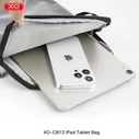 XO Τσάντα Θήκη Tablet Ipad 12 9 ιντσών με Μπροστινή Τσέπη Μαύρο