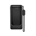 XO Power Bank 10000mAh with 2 USB Ports EU Plug and Built in Type C Cable
