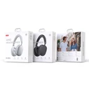 XO Wireless Over Ear Headphones BE55 Silver Color ANC