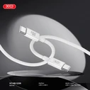 USB Cable XO High Speed Type C Male to Type C Male 240W 1m White