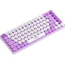 XO Wireless Bluetooth Tri Colour Keyboard Purple KB 12
