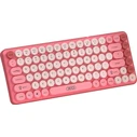 XO Keyboard Wireless Bluetooth Tri Colour Pink KB 12