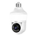 XO Security Camera CR14 Wi-Fi 5MP Indoor E27 with LED Light and Pan Tilt White