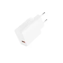 XO USB-A Charger 18W with Detachable USB Type-C Cable White L159