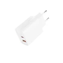 XO Charger XO L163 2 Ports USB-A and USB-C PD30W QC18W White