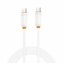 USB Cables XO USB High-Speed Type-C Male to USB Type-C Male 60W 1m White