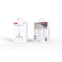 Cable XO Colourful Bead Type C to Type C and Lightning 60W 27W 1m