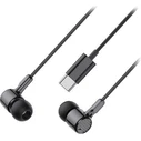 Headphones XO EP84 BLACK COLOR USB-C In-Ear with Microphone Black
