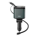 XO Φορτιστής αυτοκινήτου CC63 B1 45W με 2 εξόδους και 2 ενσωματωμένα καλώδια