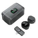 XO Wireless Lavalier Microphones with Charging Case MC12